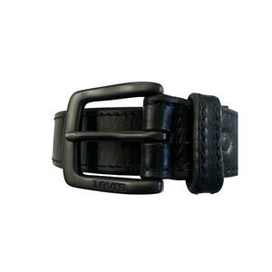 Levi's Men's Black Leather Casual Belt Size Small 30-32 #5090